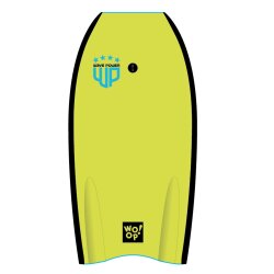 Wave Power Bodyboard Woop 37 Graphit Lime