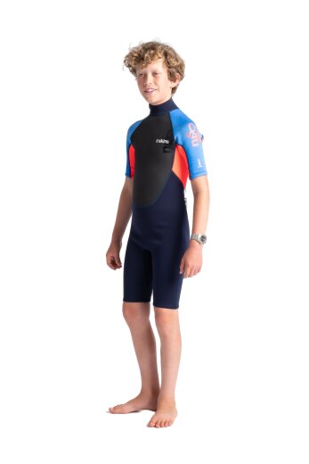 C-Skins Element 3/2 mm Junior Unisex Shorty Neoprenanzug Black Blue 