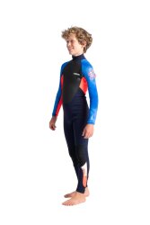 C-Skins Element Junior Steamer 3/2 Neoprenanzug Black Blue 6 Jahre/ MS