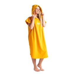 Robie Original  Short Sleeve Poncho Saffron Medium