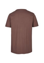 Cleptomanicx T-Shirt Basic Tee Möwe Dyed Decadent Chocolate