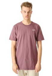 Cleptomanicx T-Shirt Basic Tee Möwe Dyed Decadent Chocolate