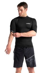 C-Skins NuWave Basics Mens Short Sleeve Rash Guard Black XL