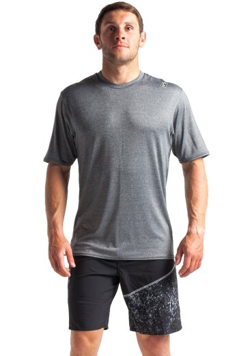 C-Skins NuWave Mens Short Sleeve T-Shirt Black Heather