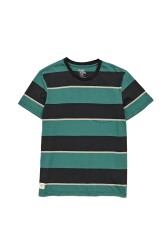 Globe Bootleg Dreams Striped Tee T-Shirt Sea S