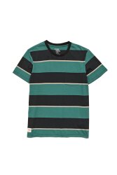 Globe Bootleg Dreams Striped Tee T-Shirt Sea L