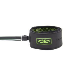 Ocean & Earth One XT Premium Leash 70" Black Lime