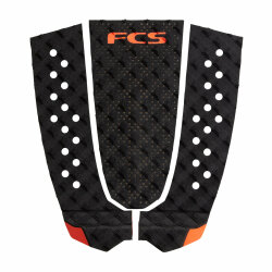 FCS Tail Pad T-3 Surf Traction Black/Fire
