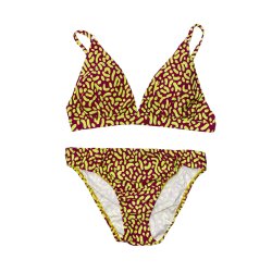 Pukas Fix Tri Standard Bikini Set Pop Yellow