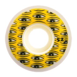 Toy-Machine Wheels All Seeing100A 52mm White/Yellow