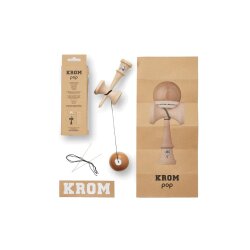 Krom Pop Kendama Naked Clear Coat