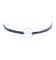 Vintageliebe Armband Stoff Textil Maritim Welle Kreis Silber Dunkelblau