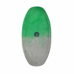 HW-Shapes Freestyle Skimboard V2 95 Grey Green Pointed