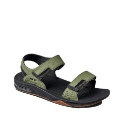 reef Fanning Baja Sandals Olive Gum