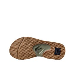 reef Fanning Baja Sandals Olive Gum