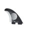 Endorfins Slater KS1 3 Fin Set Medium 2 Tab Black White