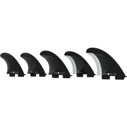 Endorfins Slater KS1 5 Fin Set Large 2 Tab Black Black