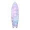 Surfboard Indio Endurance DAB 59 Swirl Effect Blue Purple