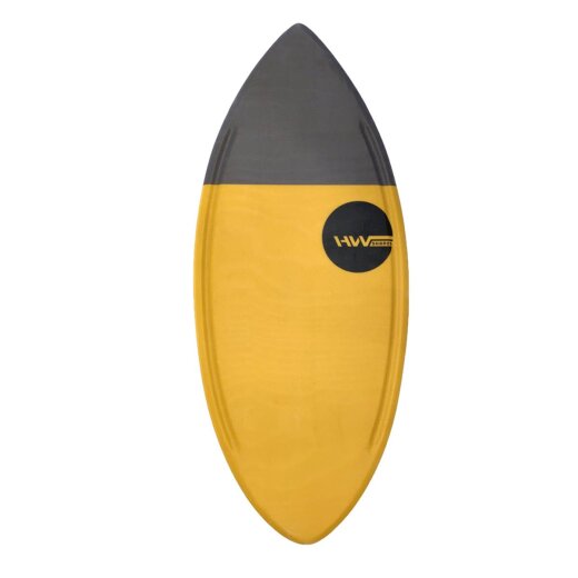 HW-Shapes Hybridskim Colorblock Yellow Grey Skimboard