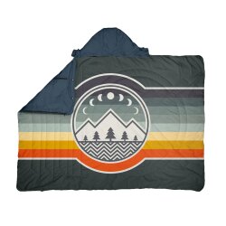 Voited Travel Pillow Blanket Camp Vibes Green Gabel/...