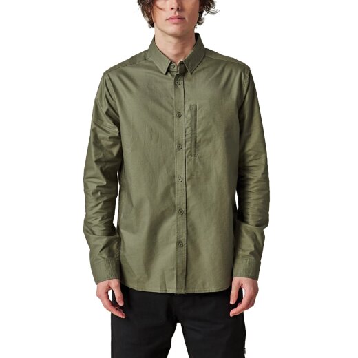 Globe Foundation LS Shirt Hemd Olive