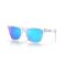 Oakley Frogskins Sonnenbrille Crystal Clear Prizm Sapphire