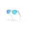 Oakley Frogskins Sonnenbrille Crystal Clear Prizm Sapphire