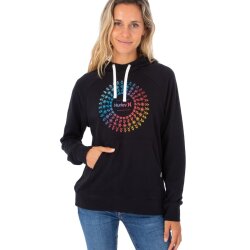 Hurley Soul Burst Easy Raglan Hoodie Black