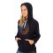 Hurley Soul Burst Easy Raglan Hoodie Black