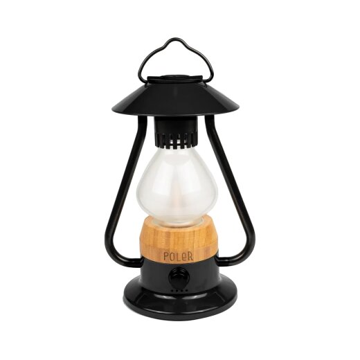 Poler Lantern Campinglaterne mit Lautsprecher Black