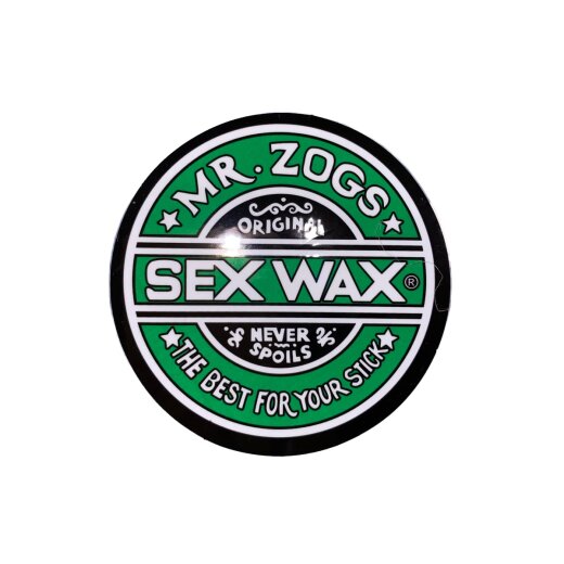 SEX WAX Sticker 3" verschiedene Farben Grün