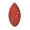 HW-Shapes Hybridskim Skimboard Kids Foamy 100 Skimleaf Red