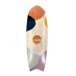 HW-Shapes Surfskate FT 29.5" Deck Colordot