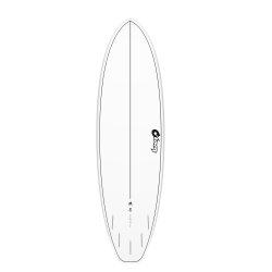 Surfboard TORQ TEC-HD BigBoy23 7.2 Weiss Pinline