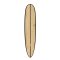 Surfboard TORQ ACT Prepreg 24/7 9.0 Bamboo