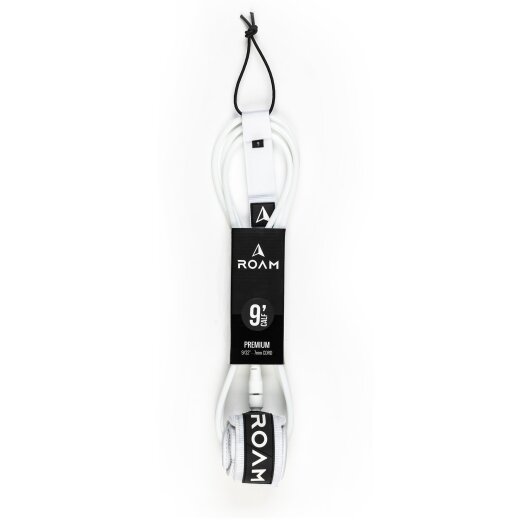 ROAM Surfboard Leash Premium 9.0 Knie Weiss