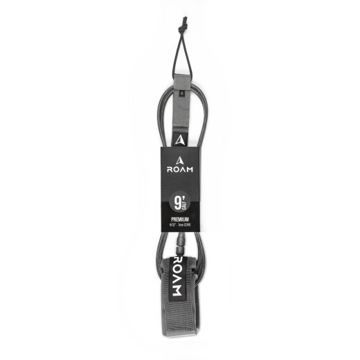ROAM Surfboard Leash Premium 9.0 Knie Grau