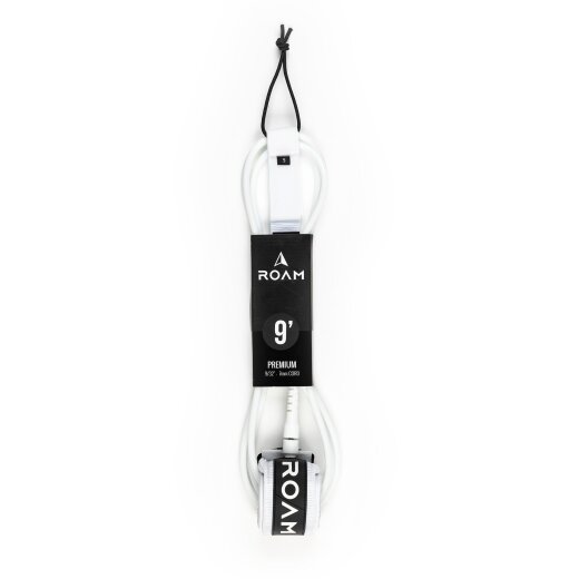 ROAM Surfboard Leash Premium 9.0 Weiss
