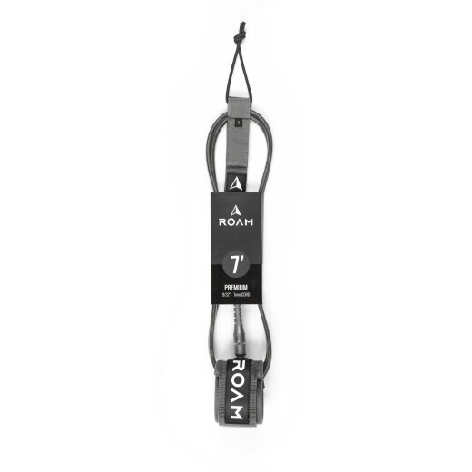 ROAM Surfboard Leash Premium 7.0 Grau