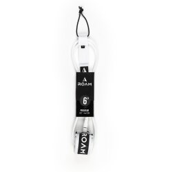 ROAM Surfboard Leash Premium 6.0 Weiss