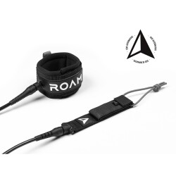 ROAM Surfboard ECO Leash Recycelt 9.0 7mm Schwarz