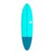Surfboard TORQ Softboard EVA 7.2 MOD Fun Blau