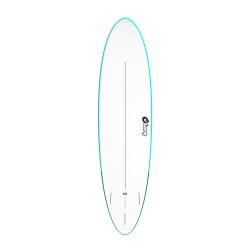 Surfboard TORQ Softboard EVA 6.8 MOD Fun Blau