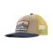 Patagonia Kids P-6 Logo Trucker Hat Oar Tan