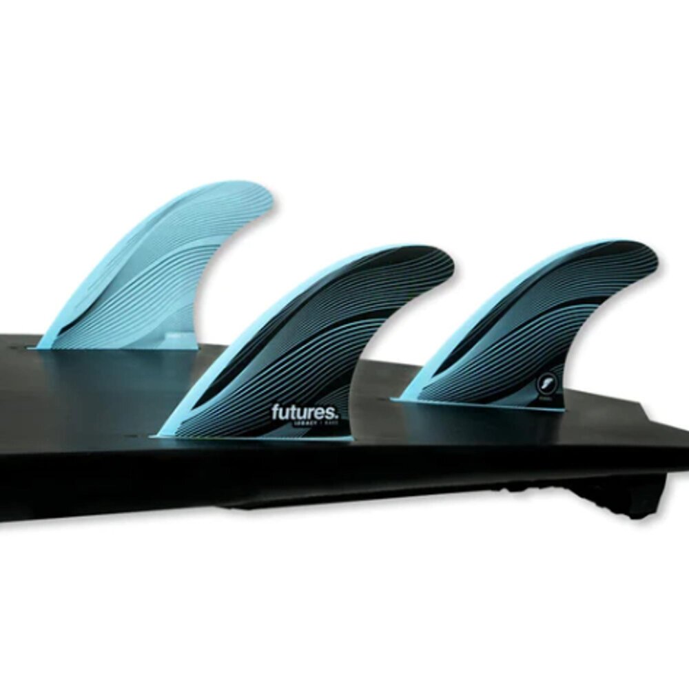Futures Fins F8 Soft Thruster Fin Set Cyan L main image 1