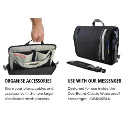 OverBoard Messenger Bag Organiser Innentasche 15"