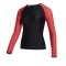 Mystic Rashvest Women Jayde L/S Black/Red