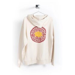 Pukas Fleece City Flower Hoodie Bone White