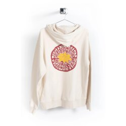 Pukas Fleece City Flower Hoodie Bone White