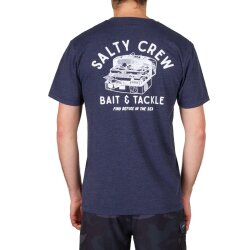 Salty Crew Tackle Box Premium S/S Tee Navy Heather